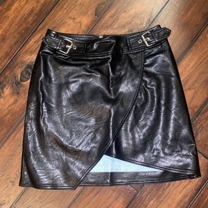 LF Seek the Label Leather Skirt